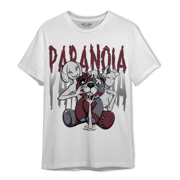 Burgundy 5s T Shirt Match Paranoia BER Jezsport.com