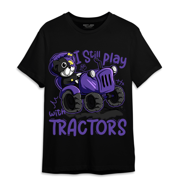 Field Purple 12s T Shirt Match Play With Tractors BER Jezsport.com