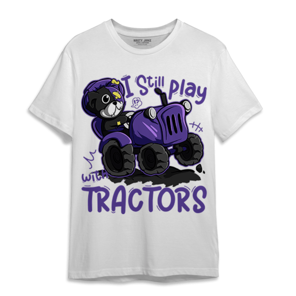 Field Purple 12s T Shirt Match Play With Tractors BER Jezsport.com