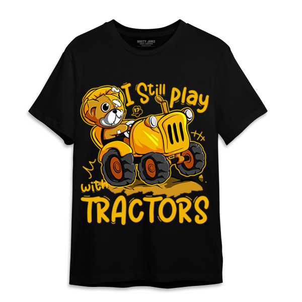 Yellow Ochre 1s T Shirt Match Play With Tractors BER Jezsport.com