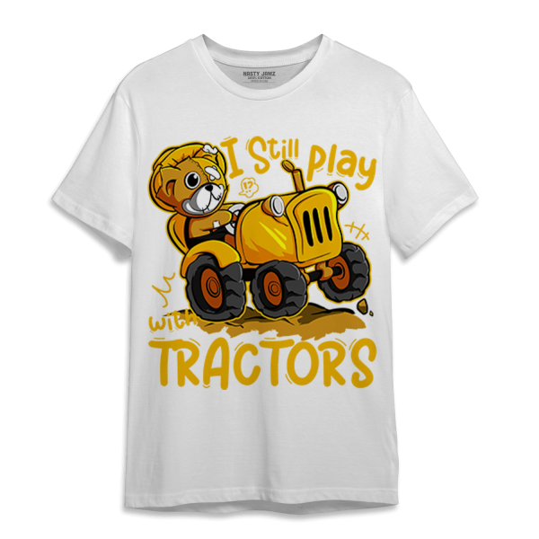 Yellow Ochre 1s T Shirt Match Play With Tractors BER Jezsport.com