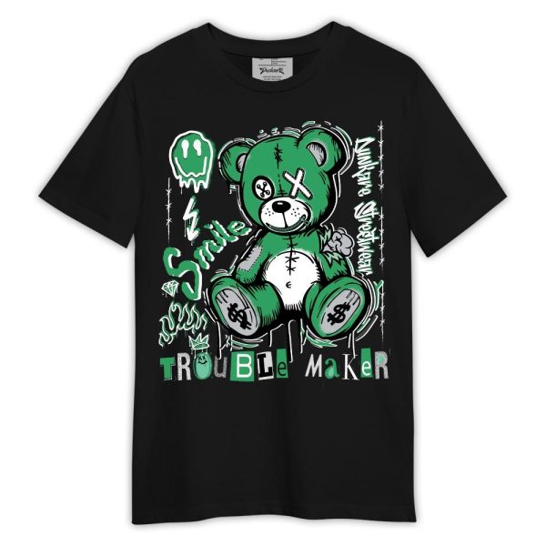 Black Green Glow 3s Shirt, Bear Rebel Green Glow 3s Shirt Outfit Matching Jordan Shirt Jezsport.com