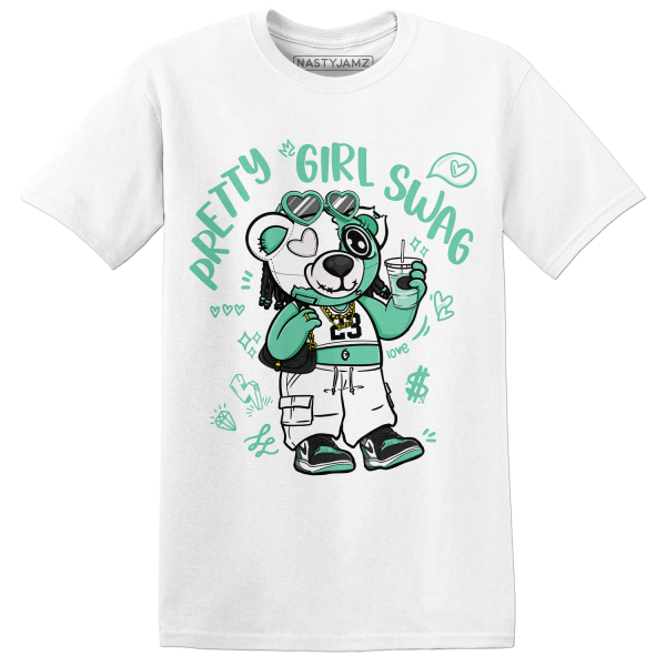 High OG Green Glow 1s T Shirt Match Pretty Girl Swag BER Jezsport.com