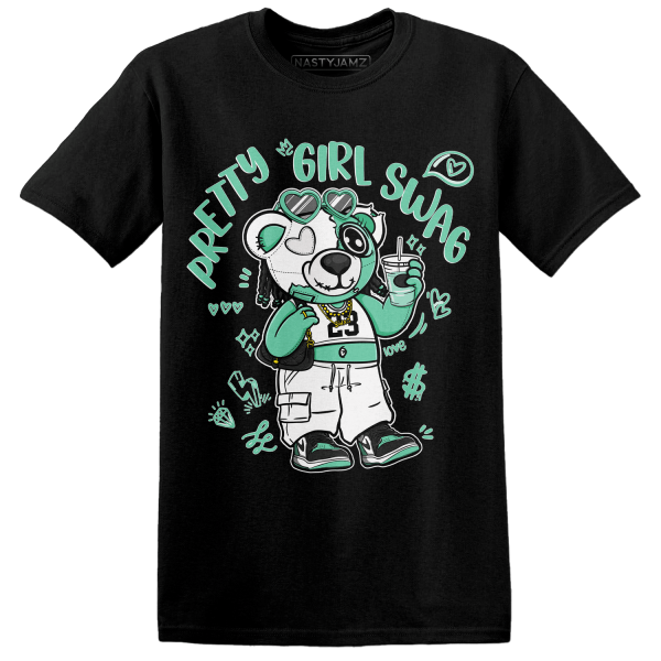 High OG Green Glow 1s T Shirt Match Pretty Girl Swag BER Jezsport.com