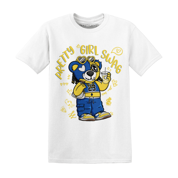 Low OG Canary TVSC 1s T Shirt Match Pretty Girl Swag BER Jezsport.com