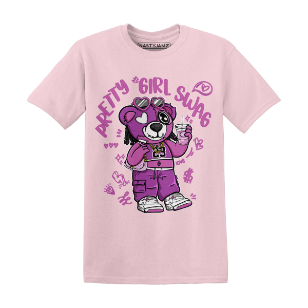 GS Hyper Violet 4s T Shirt Match Pretty Girl Swag BER Jezsport.com