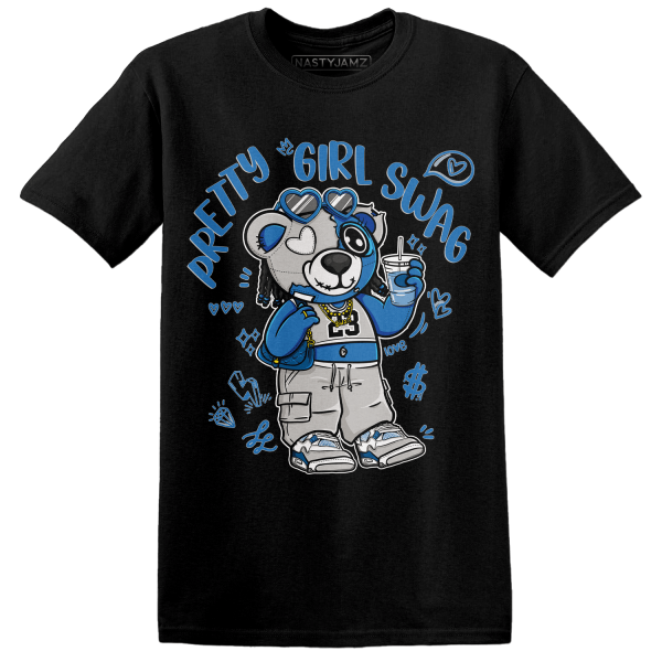 Industrial Blue 4s T Shirt Match Pretty Girl Swag BER Jezsport.com