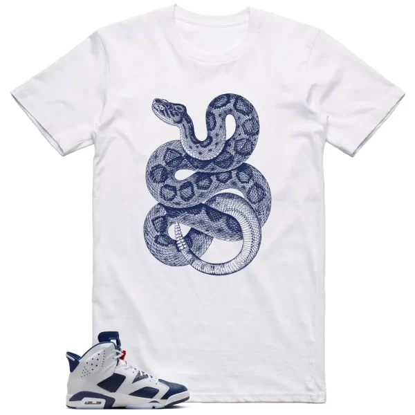 Python Snake Shirt to Match Jordan 6 Olympic 2024 Jezsport.com