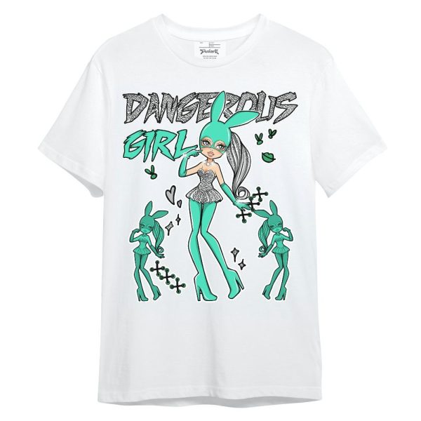 Black Green Glow 3s Shirt - Dangerous.Girl Unisex Shirt Matching Jordan Shirt Jezsport.com