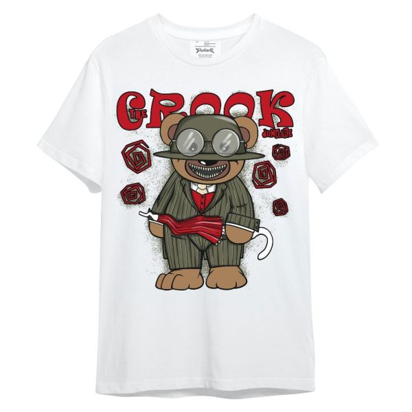 Low OG Medium Olive 1s Shirt - Swindler Bear Unisex Shirt Matching Jordan Shirt Jezsport.com