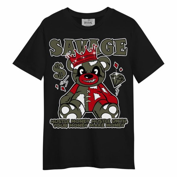 Low OG Medium Olive 1s Shirt - Savages Bear Unisex Shirt Matching Jordan Shirt Jezsport.com