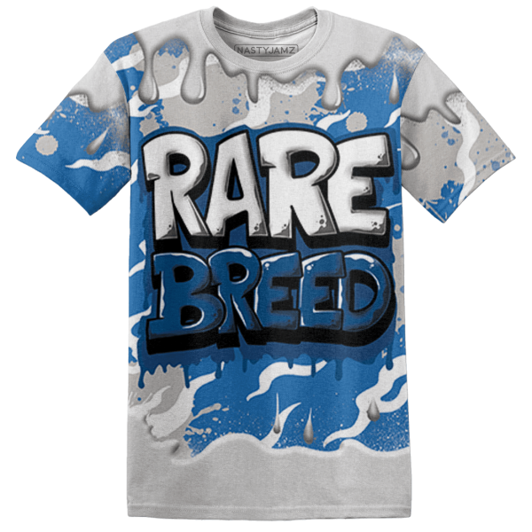 Industrial Blue 4s T Shirt Match Rare Breed 3D All-Over Print Drippin Jezsport.com