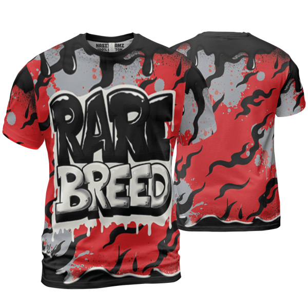 Bred Reimagined 4s T Shirt Match Rare Breed 3D All-Over Print Drippin Jezsport.com