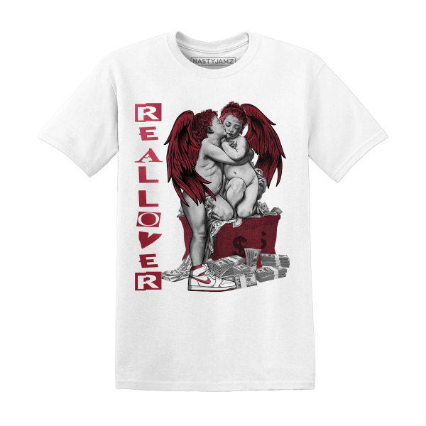 High 85 Metallic Burgundy 1s T Shirt Match Real Lover Angel Jezsport.com