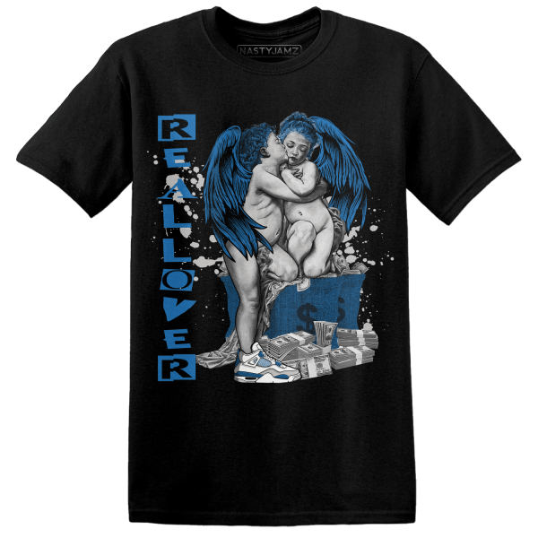 Industrial Blue 4s T Shirt Match Real Lover Angel Jezsport.com