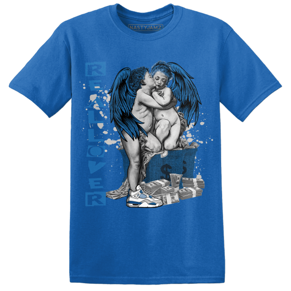 Industrial Blue 4s T Shirt Match Real Lover Angel Jezsport.com