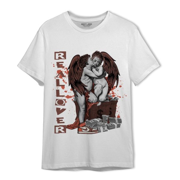 High OG Dusted Clay 1s T Shirt Match Real Lover Angel Jezsport.com