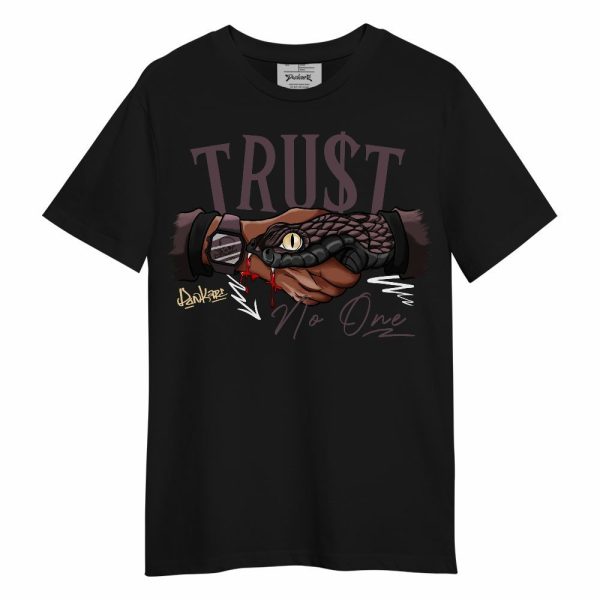 AMM Black 3s Shirt, Snake Trust No One Unisex Shirt Matching Jordan Shirt Jezsport.com