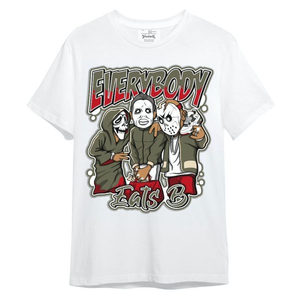 Low OG Medium Olive 1s Shirt - Everybody Eatin Bro Graphic Unisex Shirt Matching Jordan Shirt Jezsport.com