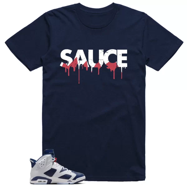 Sauce Shirt to Match Jordan 6 Olympic Jezsport.com