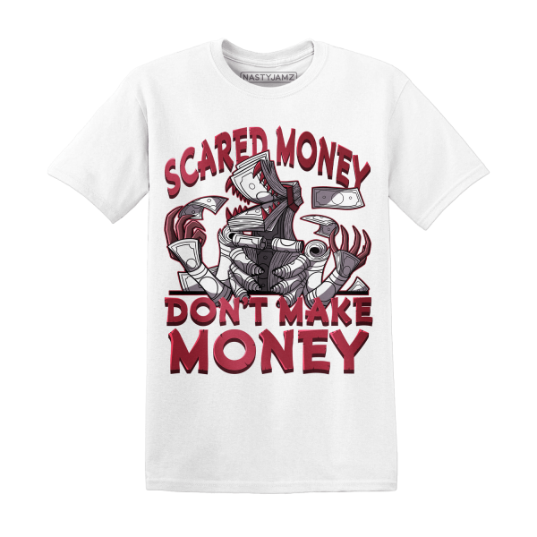 High 85 Metallic Burgundy 1s T Shirt Match Scared Money Jezsport.com