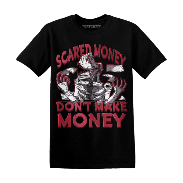 High 85 Metallic Burgundy 1s T Shirt Match Scared Money Jezsport.com