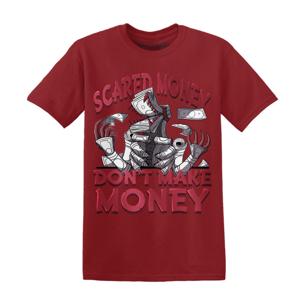 High 85 Metallic Burgundy 1s T Shirt Match Scared Money Jezsport.com