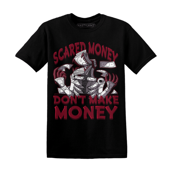 High White Team Red 1s T Shirt Scared Money Jezsport.com