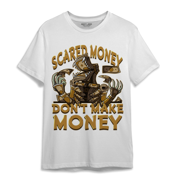 Wheat 13s T Shirt Match Scared Moneyy Jezsport.com