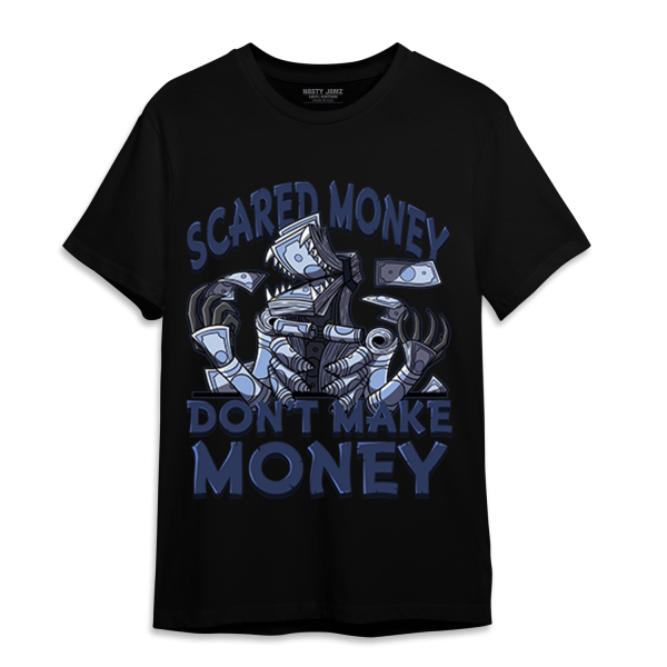 Midnight Navy 5s T Shirt Match Scared Moneyy Jezsport.com