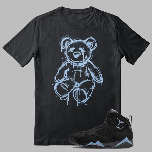 Shirt to Match Jordan 7 Chambray – Dead Bear Graphic Jezsport.com