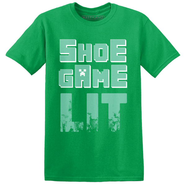 High OG Green Glow 1s T Shirt Match Shoe Game Lit Jezsport.com