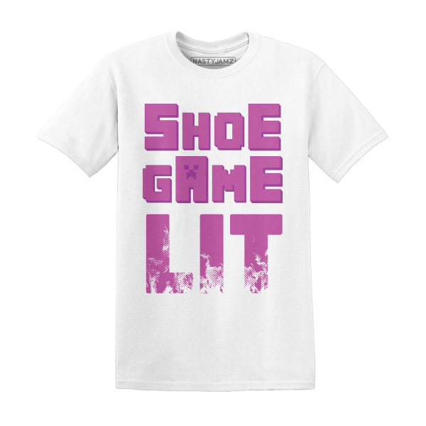 GS Hyper Violet 4s T Shirt Match Shoe Game Lit Jezsport.com