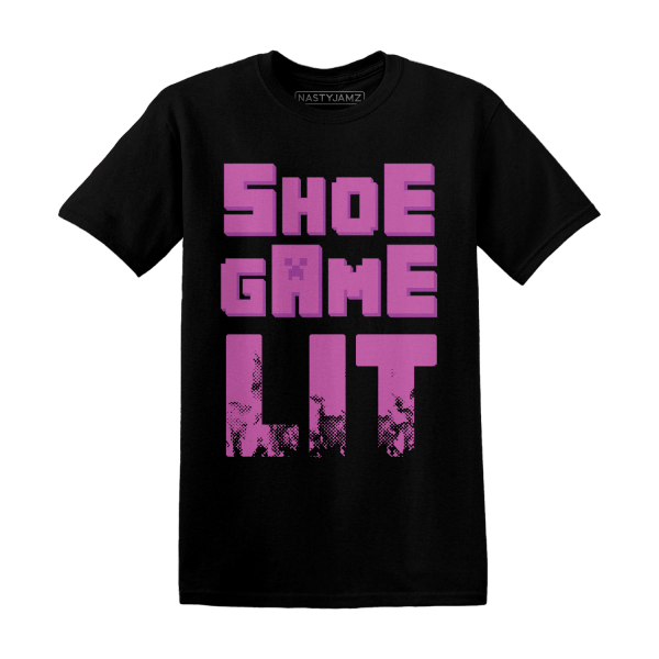 GS Hyper Violet 4s T Shirt Match Shoe Game Lit Jezsport.com