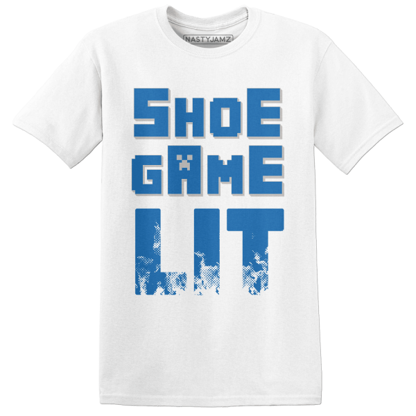 Industrial Blue 4s T Shirt Match Shoe Game Lit Jezsport.com