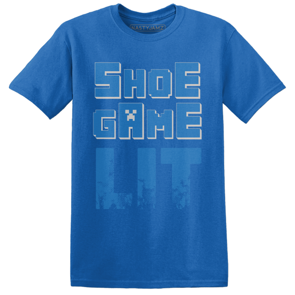 Industrial Blue 4s T Shirt Match Shoe Game Lit Jezsport.com