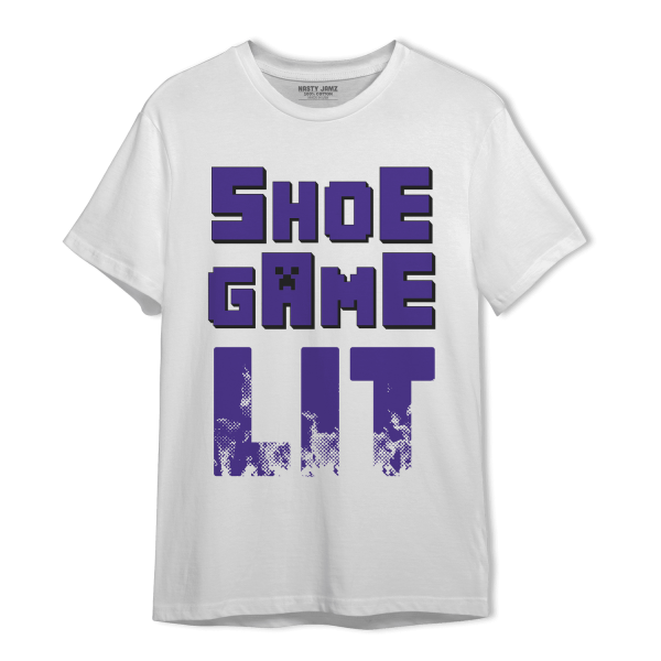 Field Purple 12s T Shirt Match Shoe Game Lit Jezsport.com