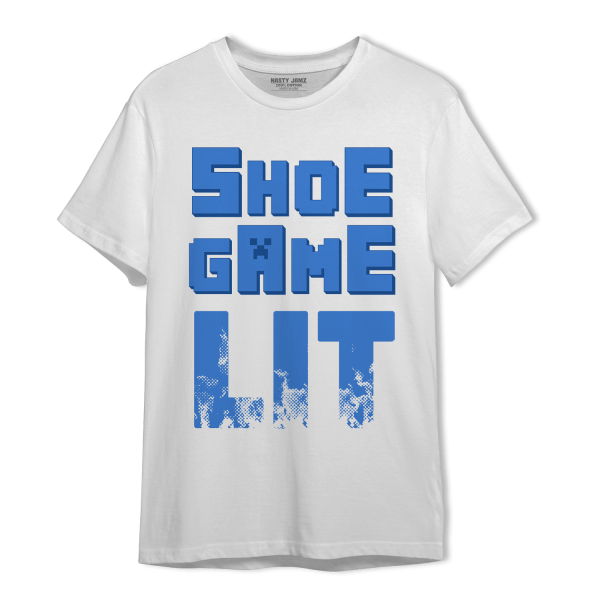 University Blue Toe 1s T Shirt Match Shoe Game Lit Jezsport.com