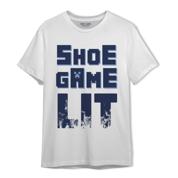 Midnight Navy 5s T Shirt Match Shoe Game Lit Jezsport.com