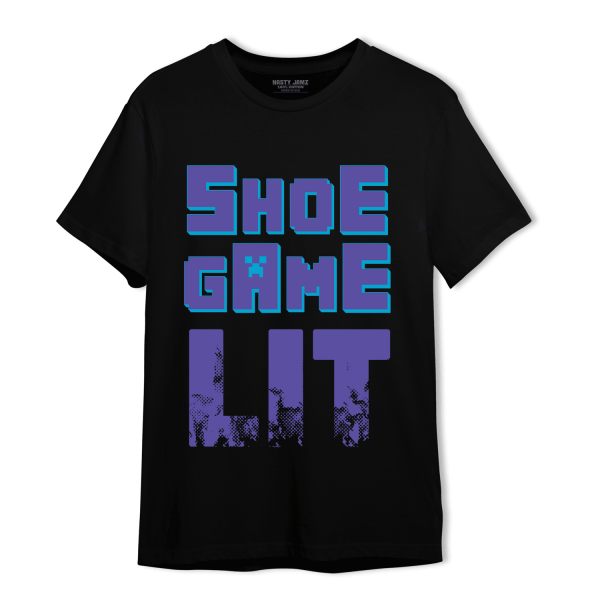 Aqua 6s T Shirt Match Shoe Game Lit Jezsport.com