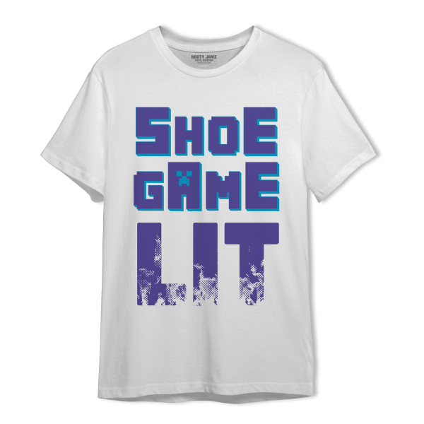 Aqua 6s T Shirt Match Shoe Game Lit Jezsport.com