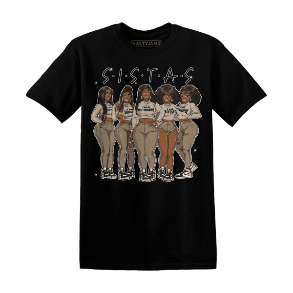 AJ 1 Latte T Shirt Match Sistas Melanin Girl Jezsport.com