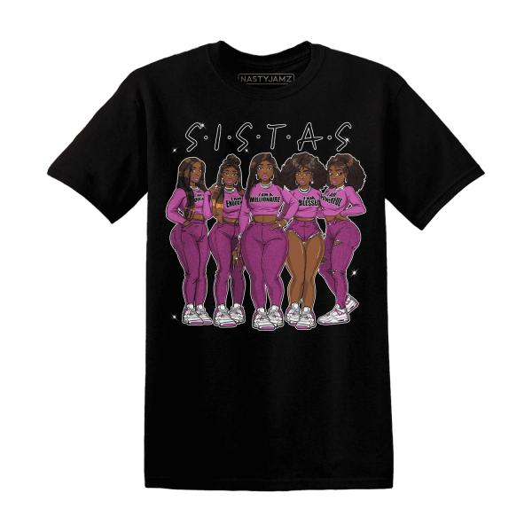 GS Hyper Violet 4s T Shirt Match Sistas Melanin Girl Jezsport.com