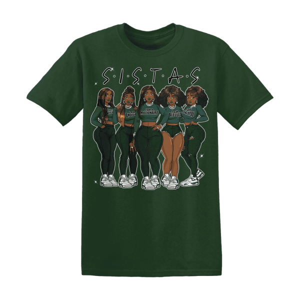 Oxidized Green 4s T Shirt Match Sistas Melanin Girl Jezsport.com