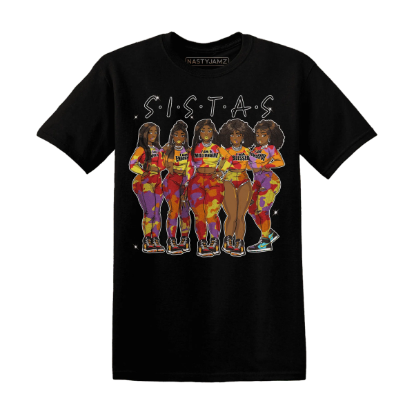 Mid GS Six Championships 1s T Shirt Match Sistas Melanin Girl Jezsport.com