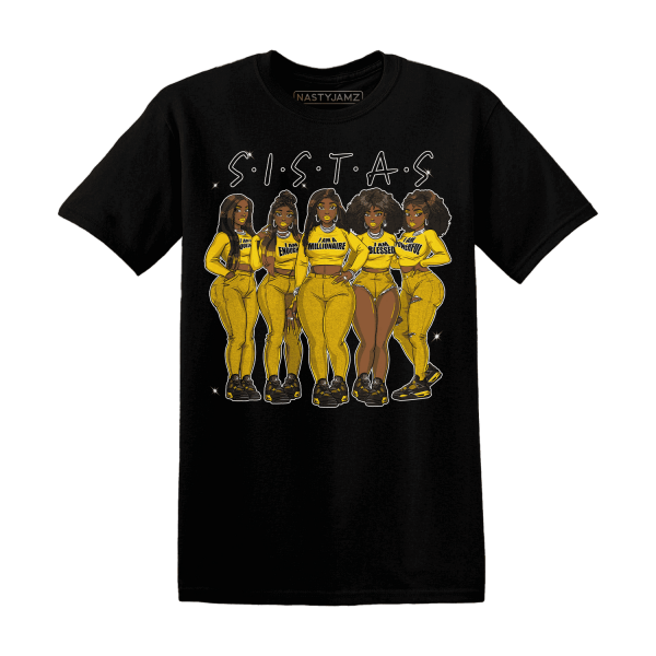 Thunder 4s T Shirt Match Sistas Melanin Girl Jezsport.com