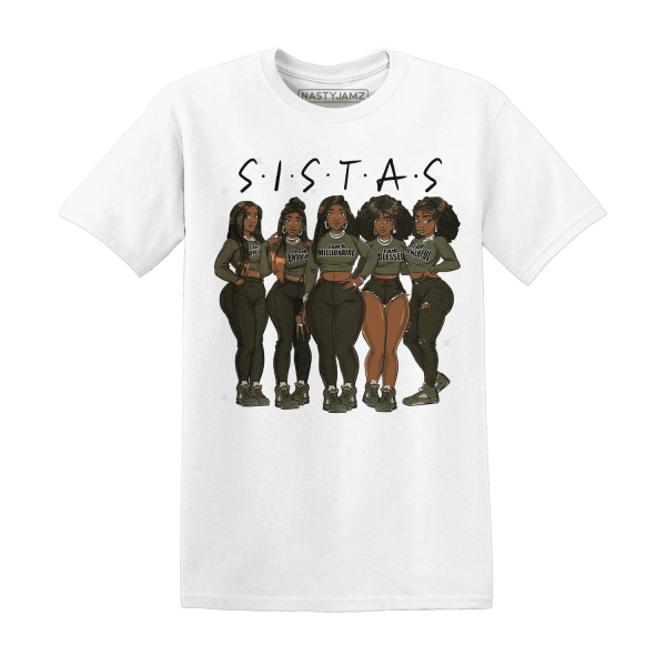 Olive 5s T Shirt Match Sistas Melanin Girl Jezsport.com