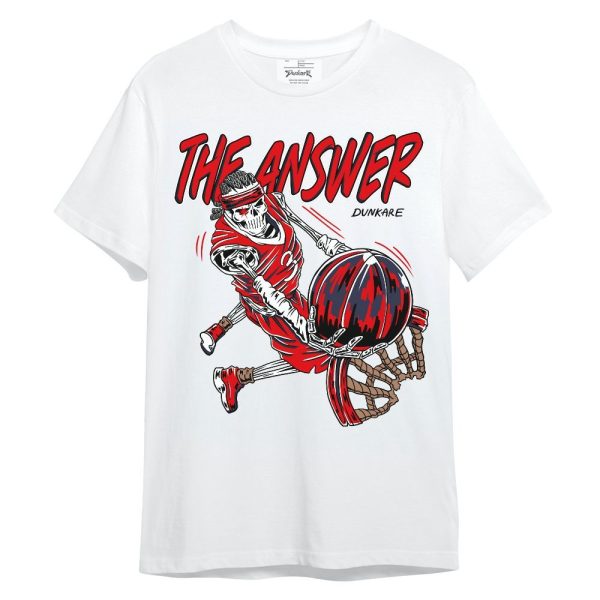 Low OG Howard Bison 1s Shirt - The Answer Skeleton Unisex Shirt Matching Jordan Shirt Jezsport.com