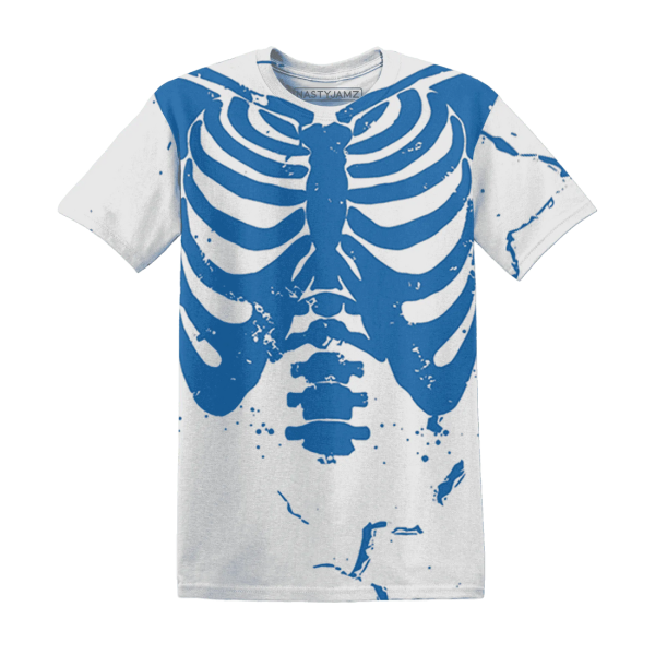 Industrial Blue 4s T Shirt Match Skeleton Y2k 3D Jezsport.com