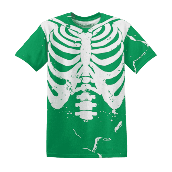 Lucky Green 5s T Shirt Match Skeleton Y2k 3D Jezsport.com